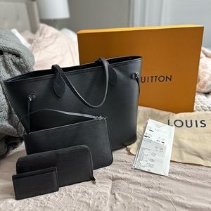 Louis Vuitton Epi Neverfull - wallet - zoomoni insert - card holder